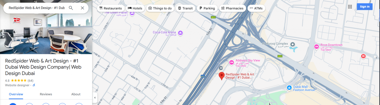 RedSpider Web And Art Design