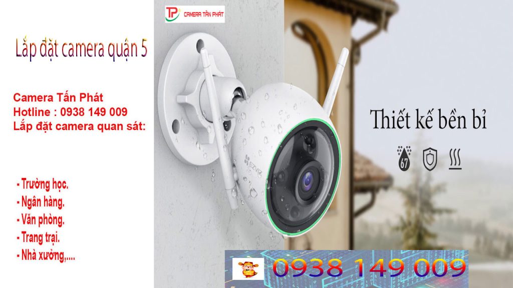 Hướng dẫn lắp đặt Camera Tấn Phát tại Quận 5 | Công Ty Camera Tấn Phát